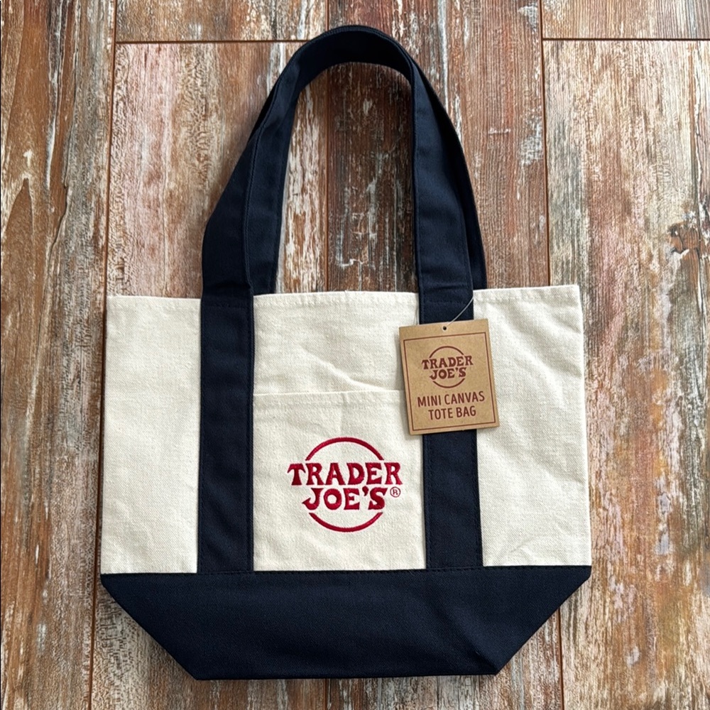 NAVY MINI Trader Joe’s Canvas bag